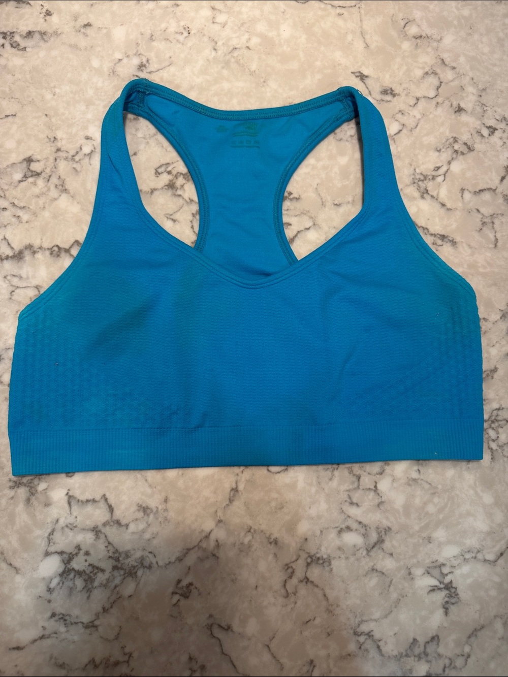 Danskin Seamless Racerback Sports Bra - Teal/Size XXL